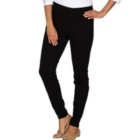 black skinny jeggings
